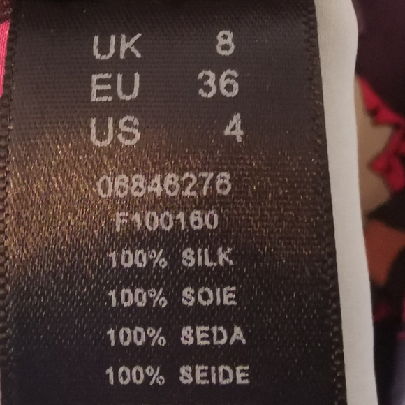 ASOS white 100% silk dress - Picture 7 of 7